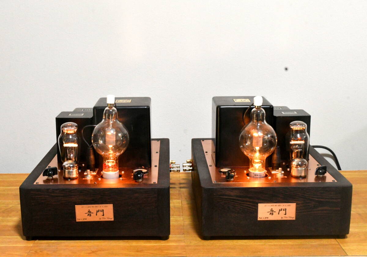 (音門ラボ)OTOMON 801A/VT25/10Yドライブ 808/811/100th コンパチ 真空管アンプ モノブロックx2台拍卖