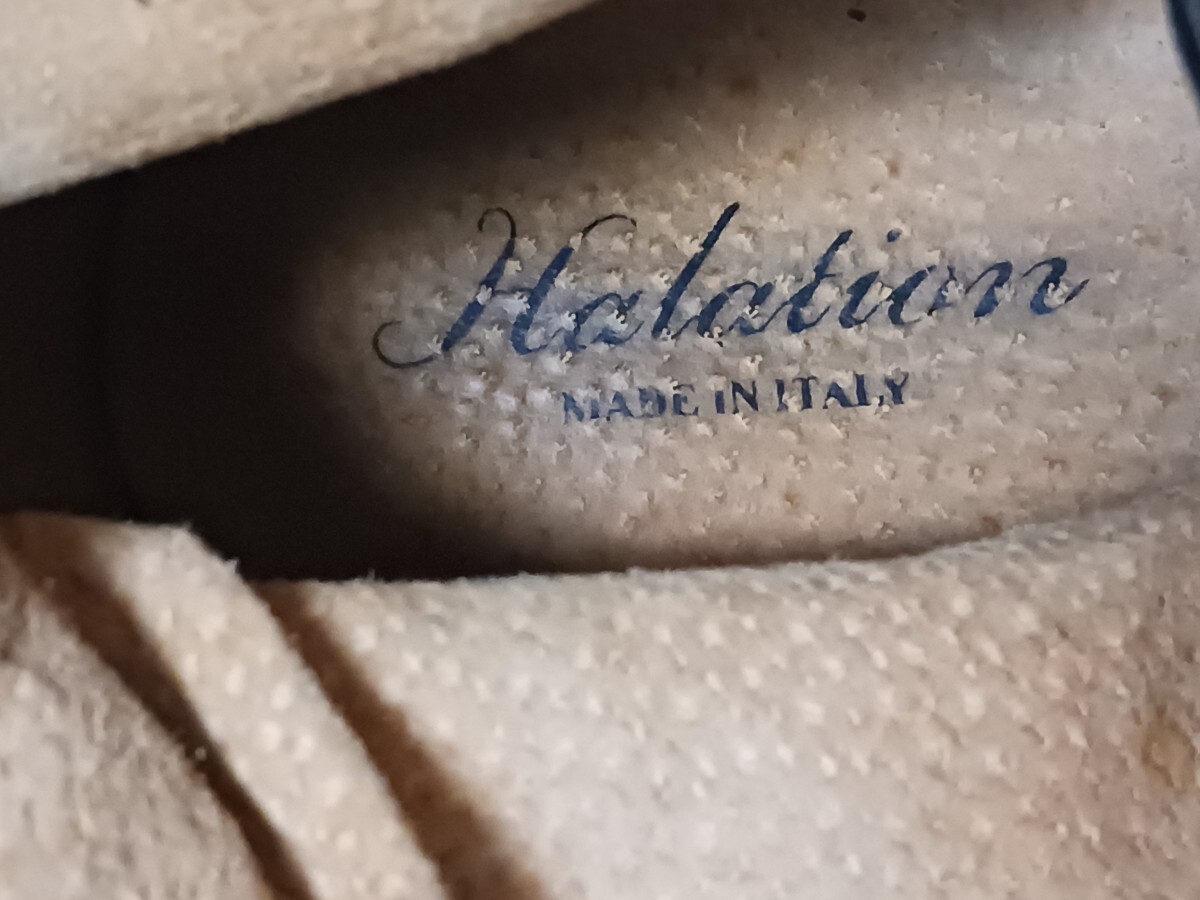 【halation☆ハレーション】イタリア製ブーツ黒44☆27.5cm~28.5cm位☆送1350円☆拍卖