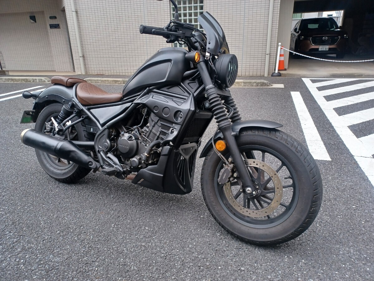レブル 250 S ABSモデル 走行距離25500キロ カスタム車 大人気マットブラック  コミコミ価格 拍卖