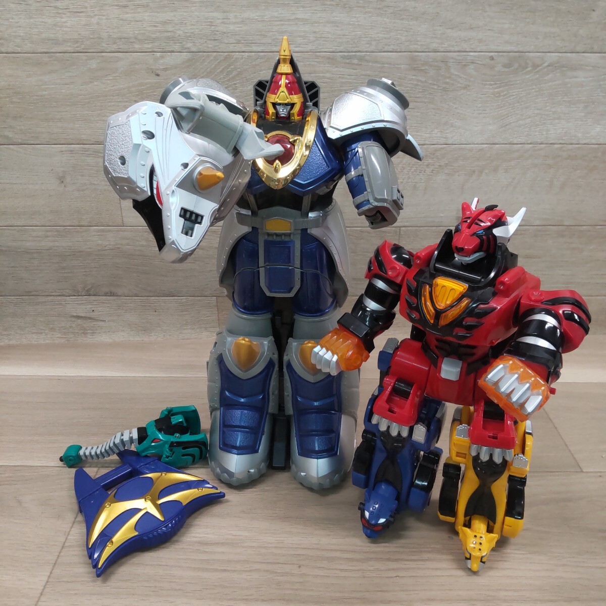 LID- 20251018-1788 獣拳戦隊ゲキレンジャー まとめ DXゲキトージャ DX獣拳巨人サイダイオー ゲキエレファント おもちゃ 現状品拍卖