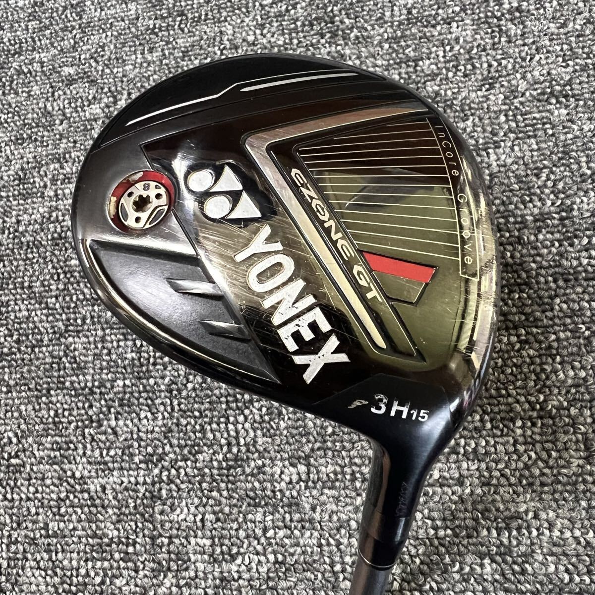 ★中古 YONEX ヨネックス EZONE GT 3H(15°) RK-03GT【SR】ヘッドカバー付拍卖