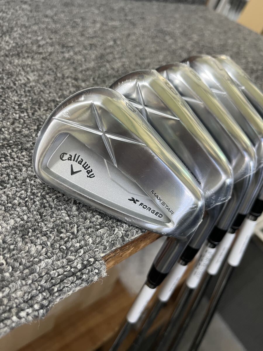 ★新品未使用 キャロウェイ X-FORGED MAX STARアイアン 5本セット(6〜Pw)NSプロ950GH neo【S】拍卖