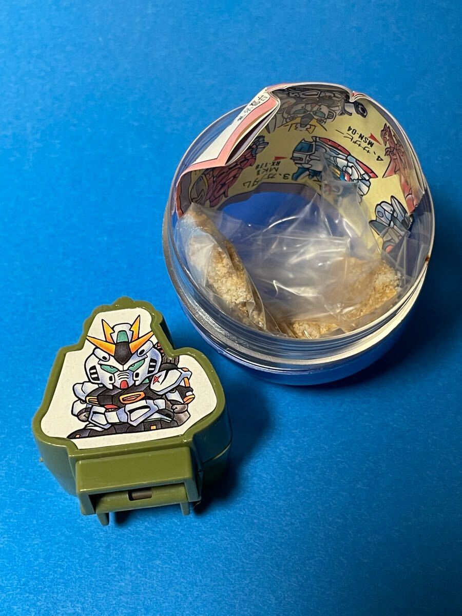 【型枠未使用】SDガンダム ガシャベース νガンダム 1989年 バンダイ ガン消し ガシャポン戦士 ニューガンダム 逆襲のシャア拍卖