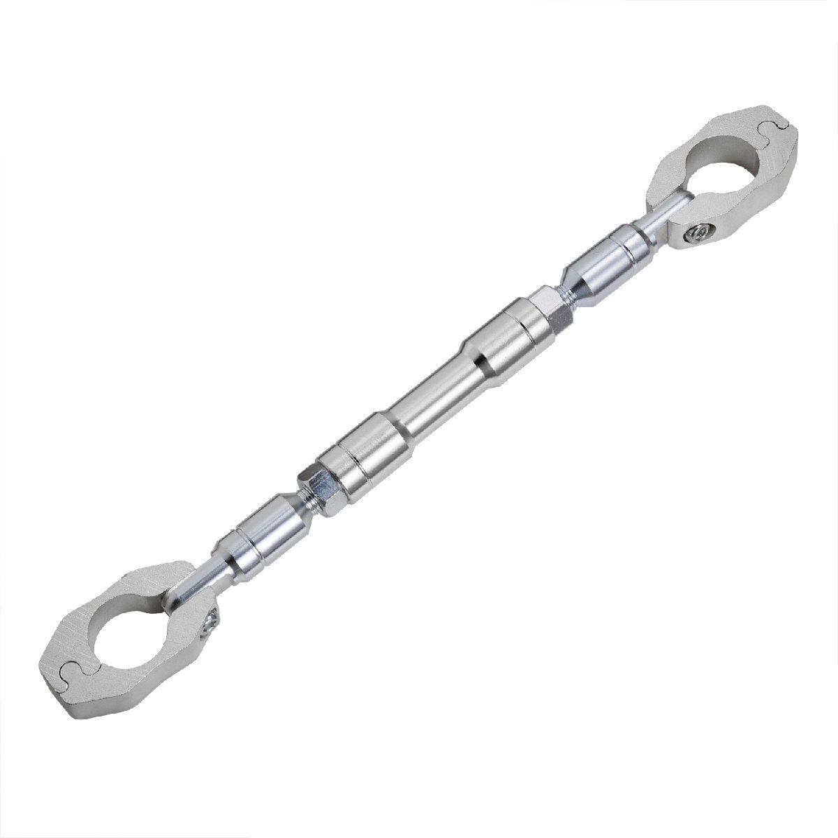 アルミハンドルブレースバー バイク 汎用 シルバー 銀 ハンドル 安定 φ22mm バイクパーツセンター拍卖