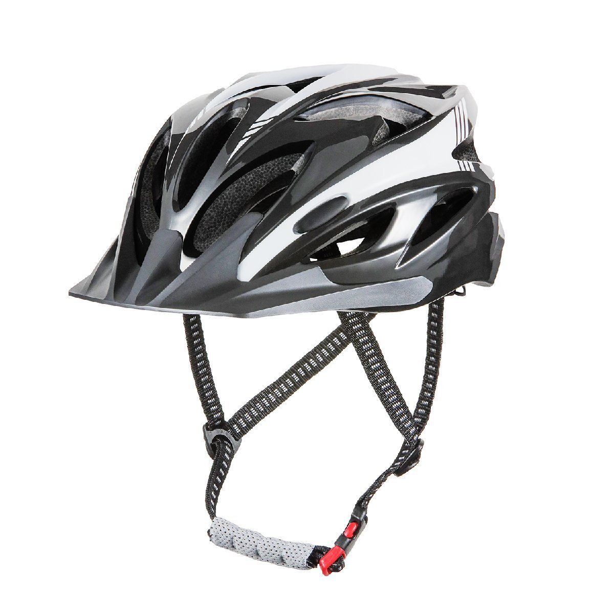 自転車 ヘルメット 大人 軽量 通気性 57-62cm ダイヤルアジャスター ユニセックス CE認証 EN1078 ホワイト拍卖