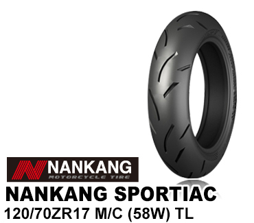 ナンカン スポーティアック WF-2 120/70ZR17 (58W)TL NANKANG SPORTIAC バイク用フロントタイヤ バイクパーツセンター拍卖