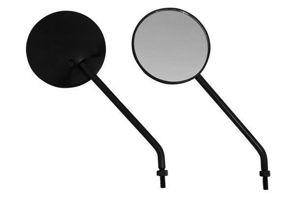 バイク 丸型 ミラー 左右セット 8mm 正ねじ ホンダ/スズキ汎用 バイクミラー バイクパーツセンター拍卖