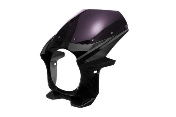 汎用 ビキニカウル φ180 黒 ブラック 新品 フロントカウル バイク 外装 外装 バイクパーツセンター拍卖