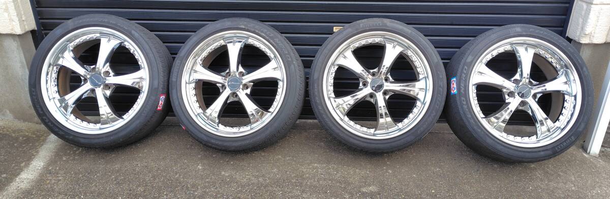 ●希少●SSR●ヴィエナ クラージェ●19インチ●8.0+41●5H114.3●4本セット●タイヤオマケ●中古品●拍卖