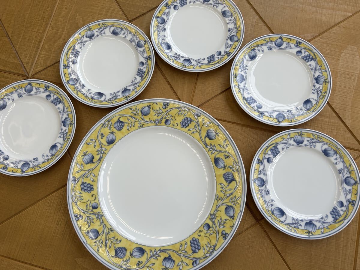 ★即決★ノリタケ Noritake San Remo サンレモ 大皿1枚/小皿5枚セット★27センチ/16センチ★拍卖