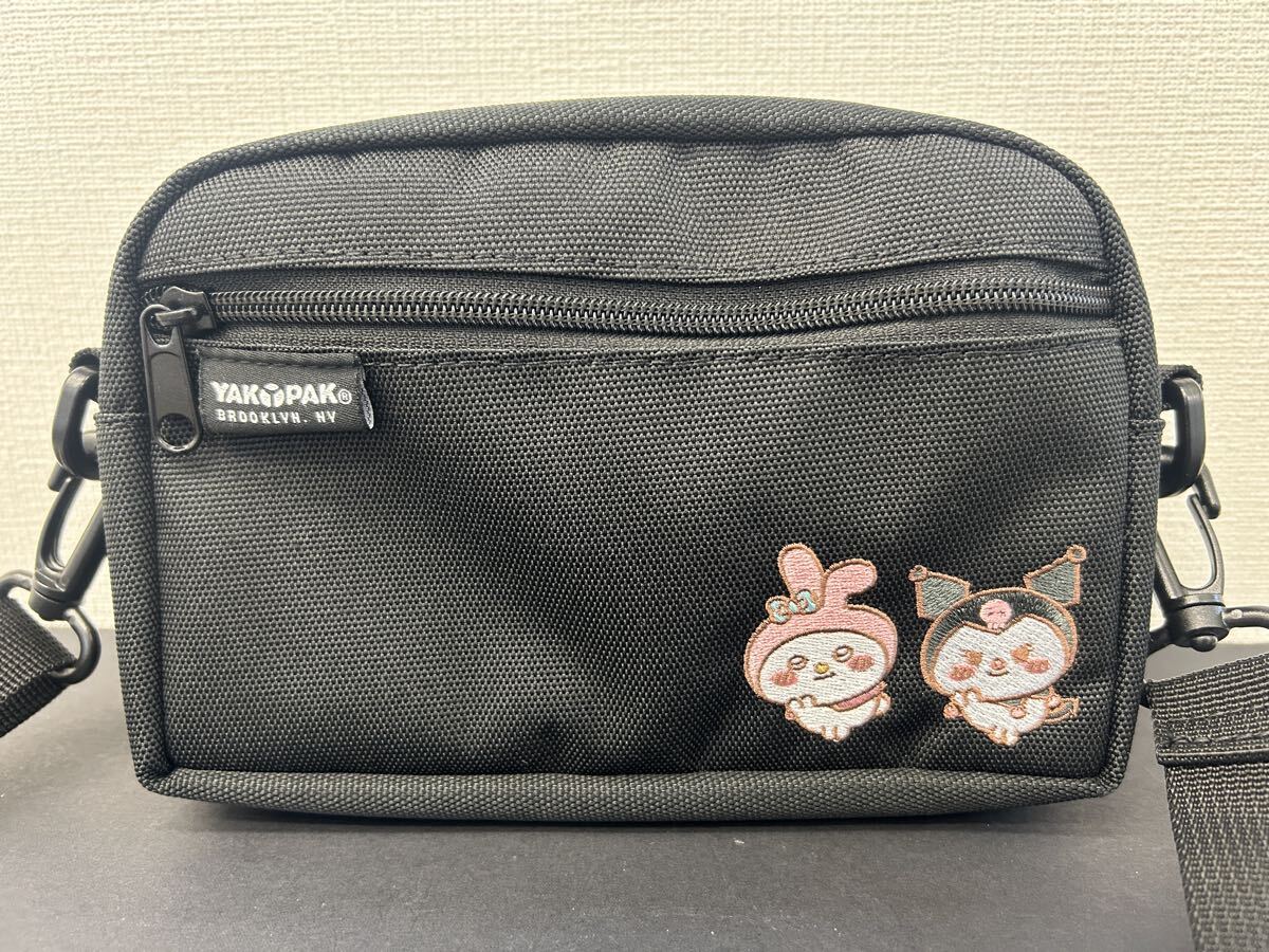 ★即決★YAKPAK サンリオ コラボ ショルダーバッグ★黒★ナガノ★綺麗目★ボックス★拍卖