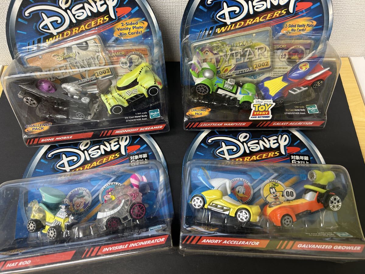 ★Disney WILD RACERS ディズニー ワイルドレーサー ミニカー 4個セット★拍卖