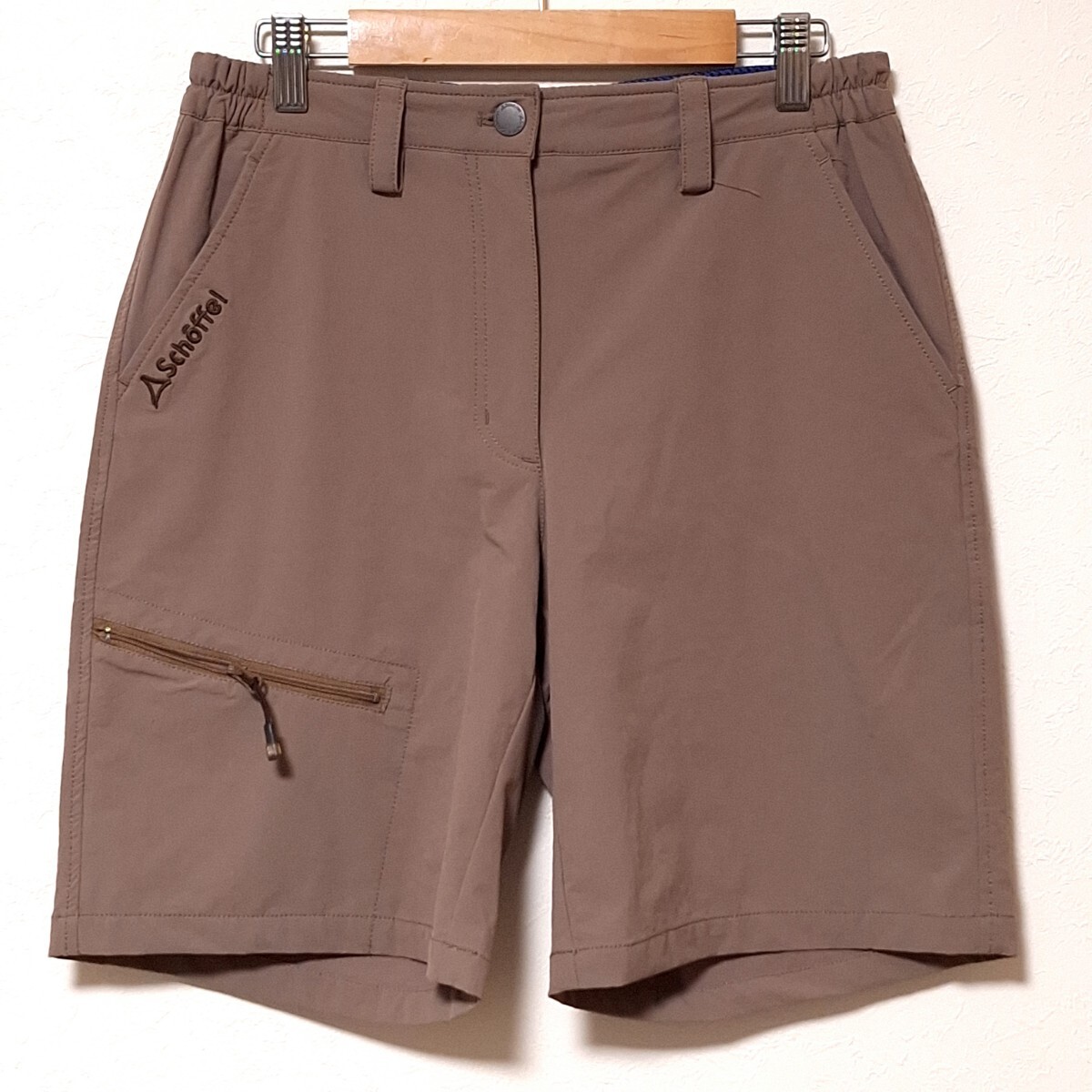 W437【Schoffel】ショッフェル トレッキング パンツ アウトドア ハイキング 軽量 登山 機能的 速乾性 カーキブラウン サイズL/QQ拍卖