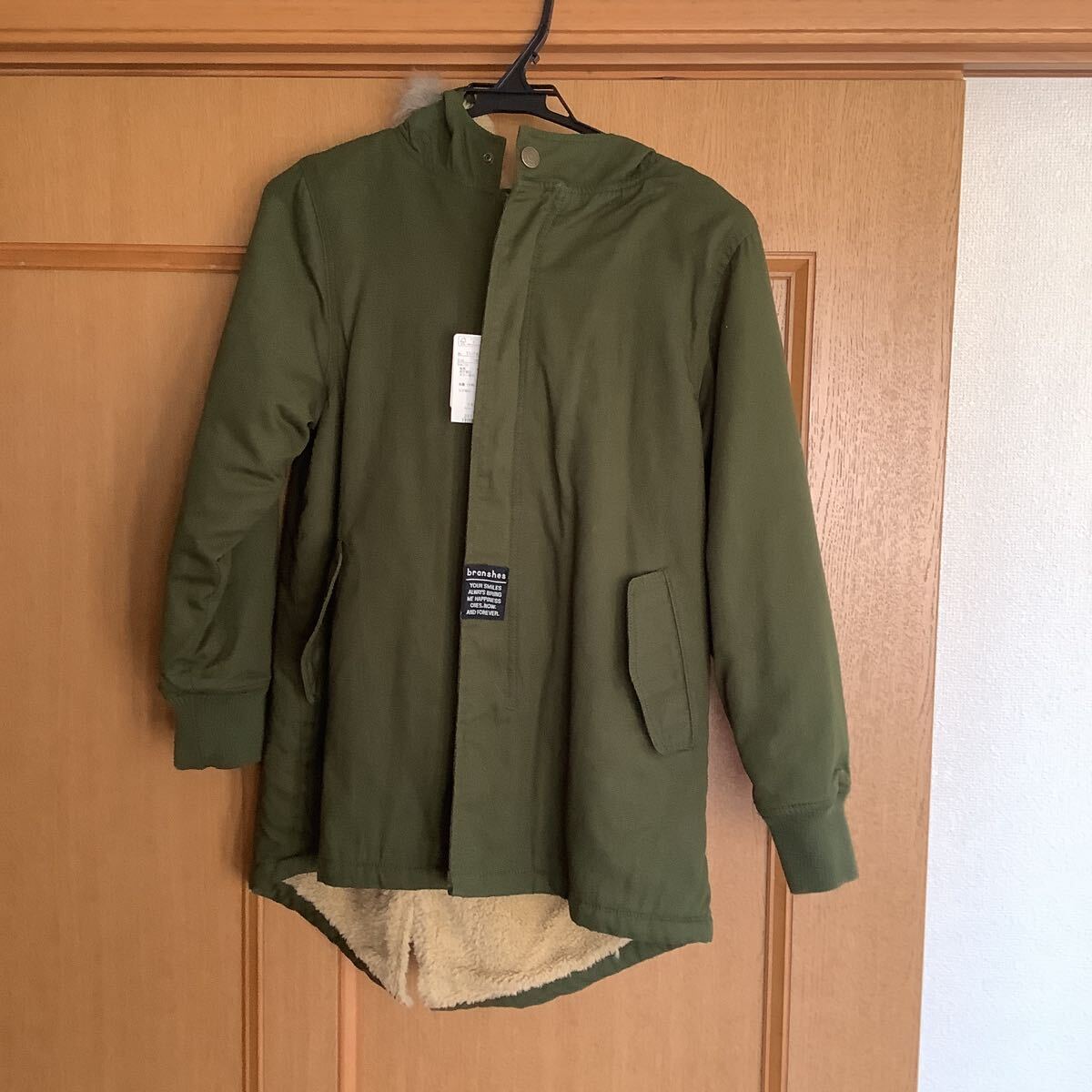 ブランシェス モッズコート 150サイズ カーキ 新品拍卖