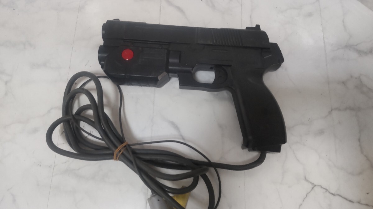 K5081 namco NPC-103 Playstation ガンコン 銃型コントローラ /ナムコ/プレイステーション/ 動作未確認 現状品 JUNK 送料無料拍卖