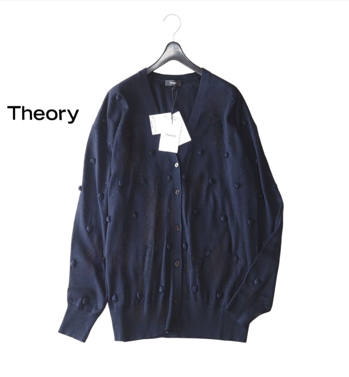 新品タグ付き★theory セオリー★5万★Bobble Cardigan カーディガン sizeS/M相当★未使用拍卖