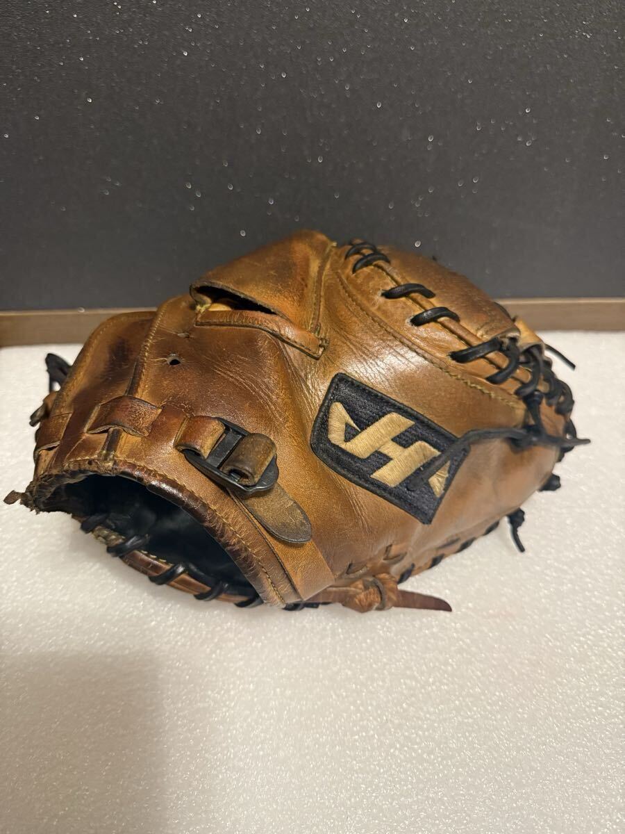 ★希少★ プロ支給品 実使用 ハタケヤマ 一般硬式用 キャッチャーミット 良型 拍卖