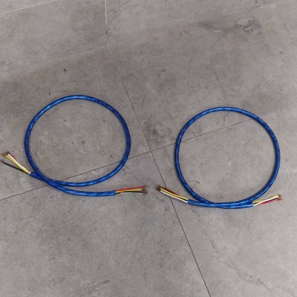 25品/A033423-1/KH4000/F113-640/ Zonotone 6NSP-6600S Meister ゾノトーン スピーカーケーブル 2本拍卖