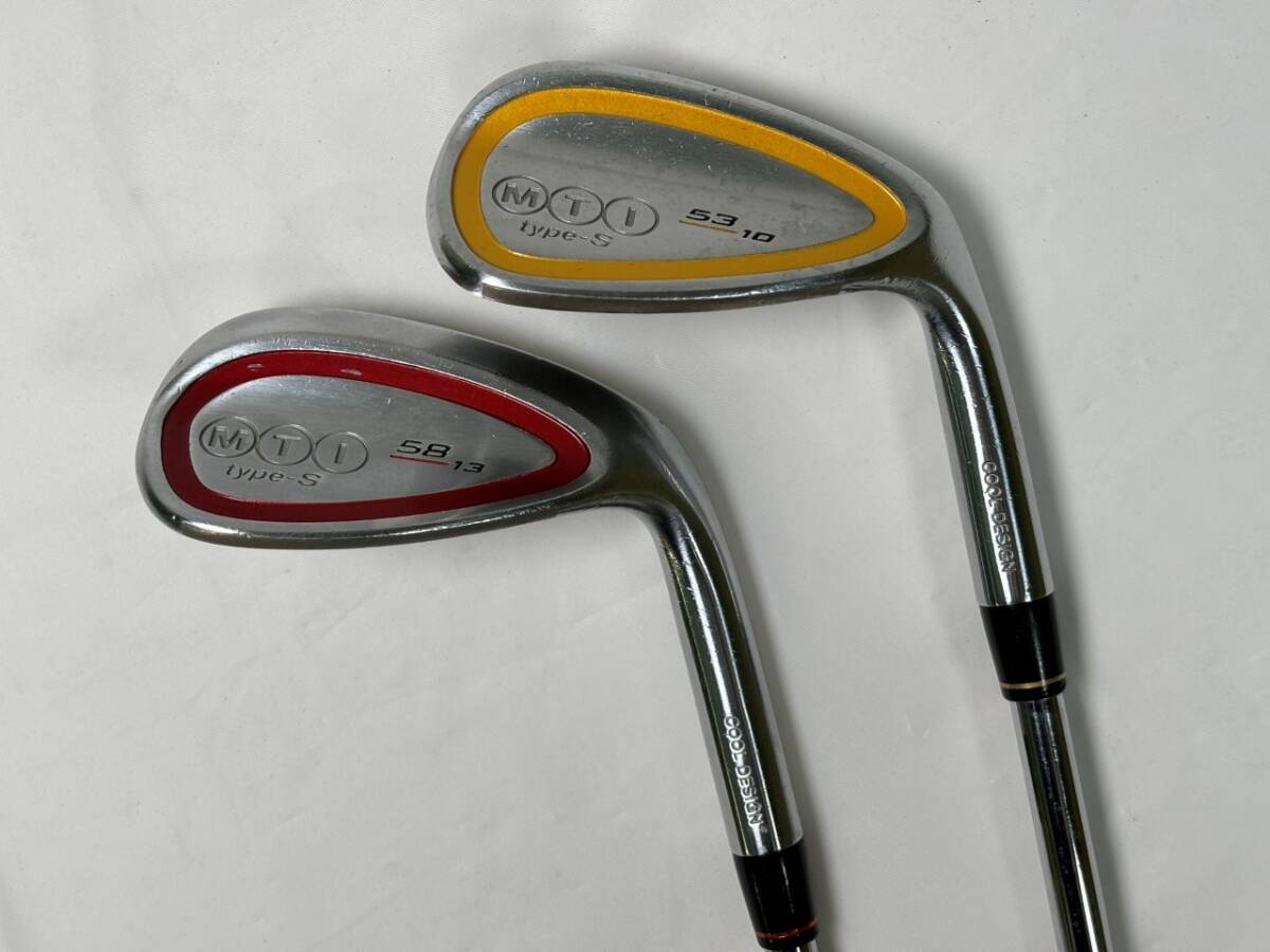 PRGR/COOL DESIGN MTIウェッジ TYPE-S 53°/10°&58°/13° ダイナミックゴールドS300シャフト拍卖