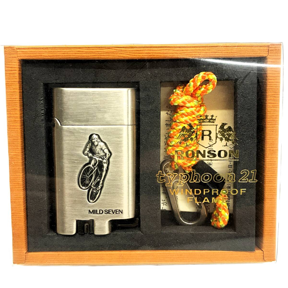 【未使用】RONSON typhoon21 WINDPROOF FLAME マイルドセブン ガスライター拍卖