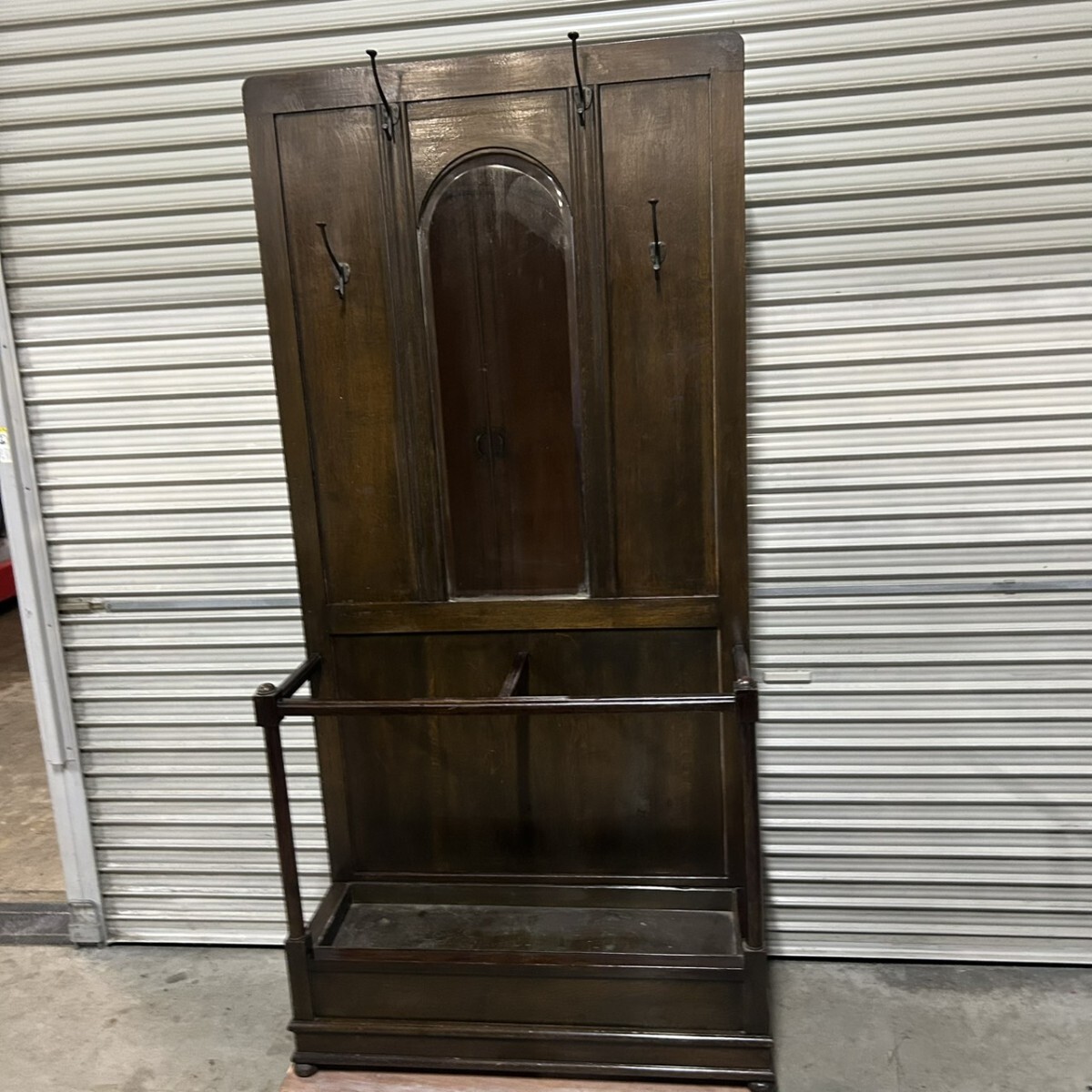 英国 イギリス コートスタンド ハンガー 傘立て 収納棚 インテリア ヴィンテージ 家具拍卖