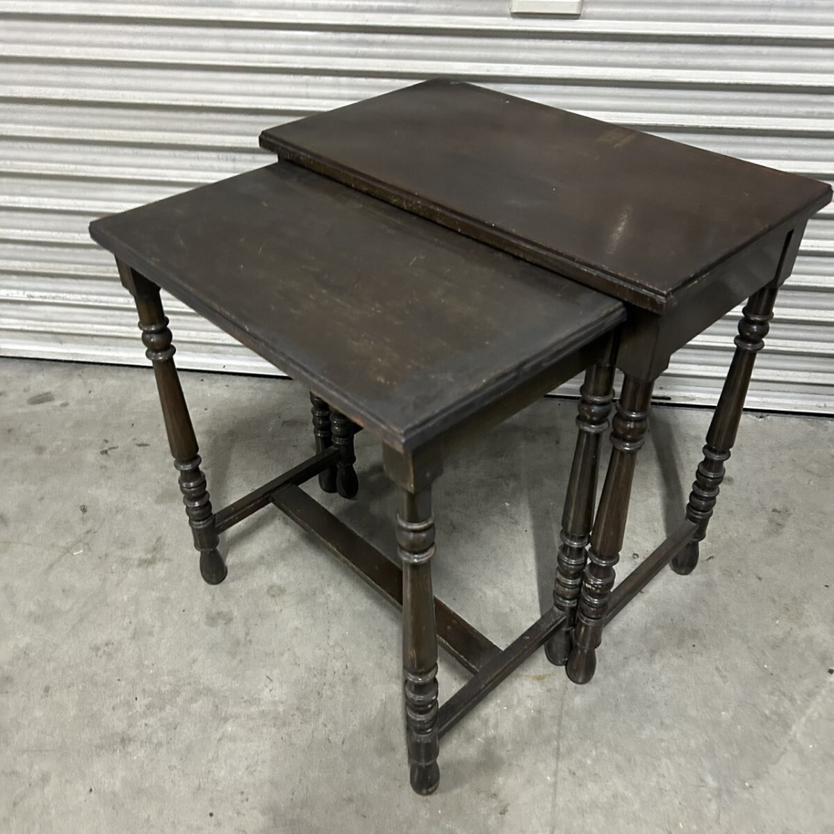 英国 ネストテーブル アンティーク コーヒーテーブル インテリア 家具 サイドテーブル ヴィンテージ レトロ ビンテージ拍卖