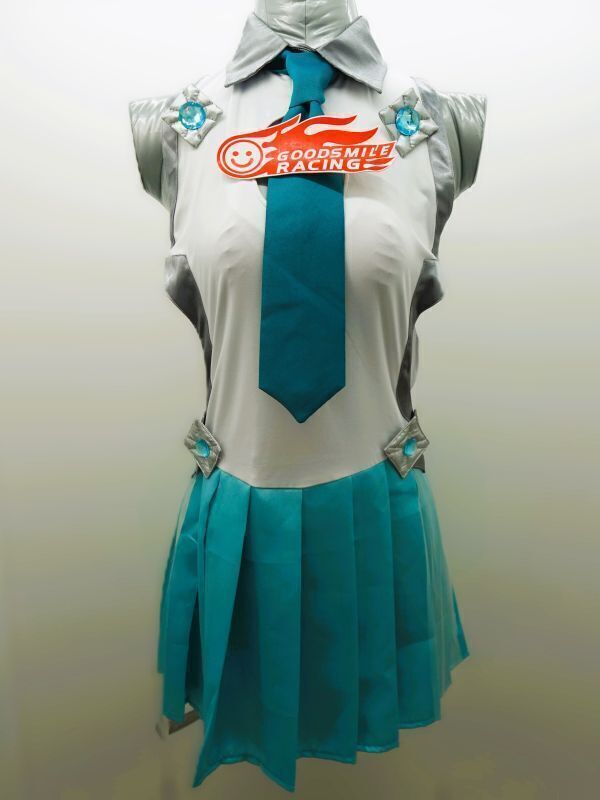 【新品】レーシングミク 2013 コスプレ 衣装 初音ミク XLサイズ レースクイーン コスチューム RQ ハロウィン 仮装拍卖