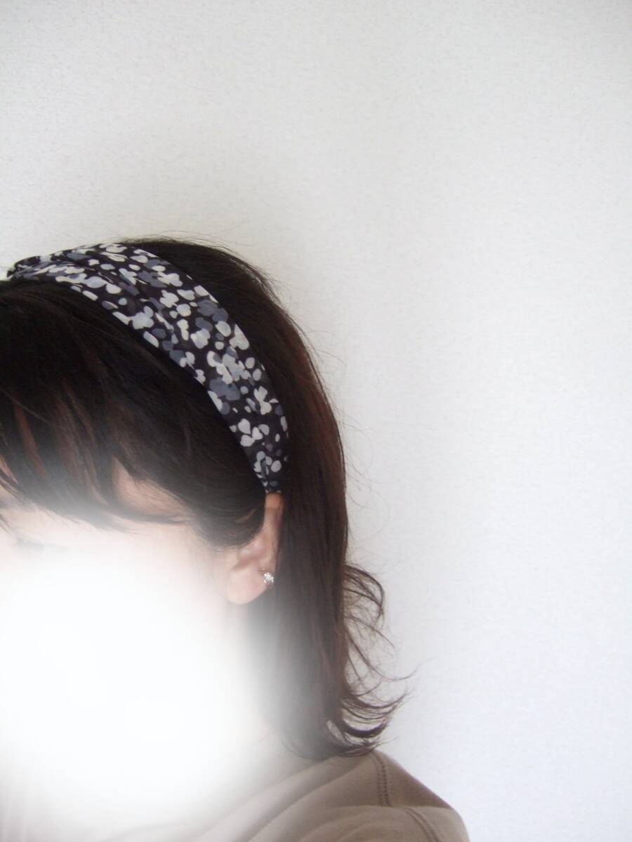 ★即決★ハンドメイド ラメがかわいい バブルドット薄手ゆるターバン* ヘアバンド 拍卖