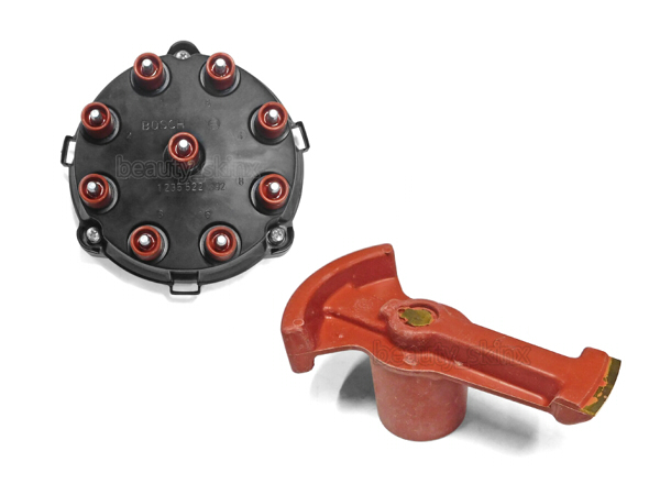 ベンツ W126 W463 R107 Bosch製 デスビローター + キャップ 0001584031 0001585202 G500 500GE 560SEC/L 420SEL 500SE 420SL 500SL 560SL拍卖