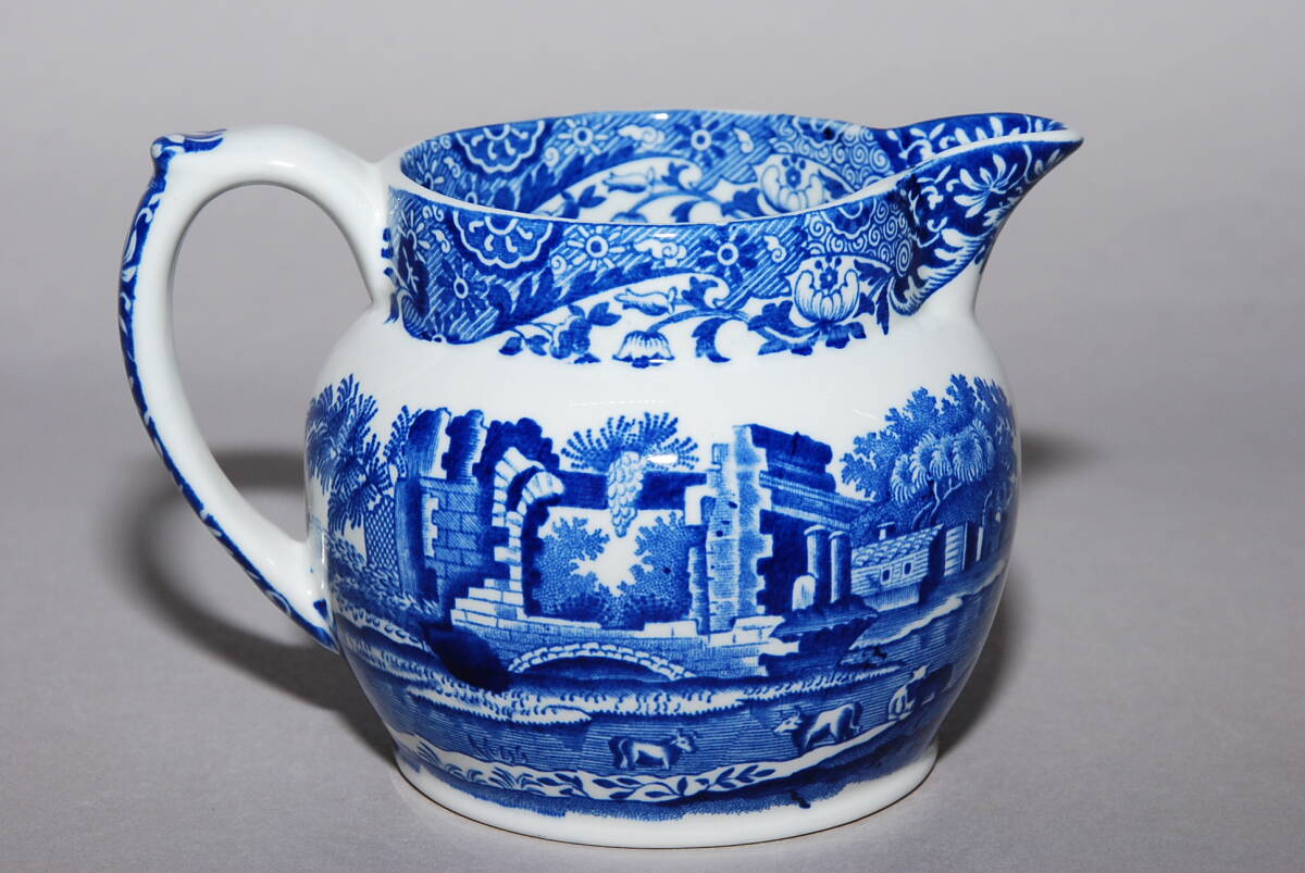 スポード ブルーイタリアン クリーマー ミルクジャグ SPODE拍卖