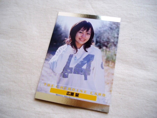 非売品☆江川有未◆東映ヒーローネット アマダヒロインカード 会員特典 広瀬栞/仮面ライダー剣ブレイド ゆみち キミのとなりで BONITA 拍卖
