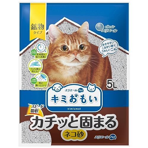 エリエール Pet エリエールペット キミおもいカチッと固まるネコ砂5L拍卖