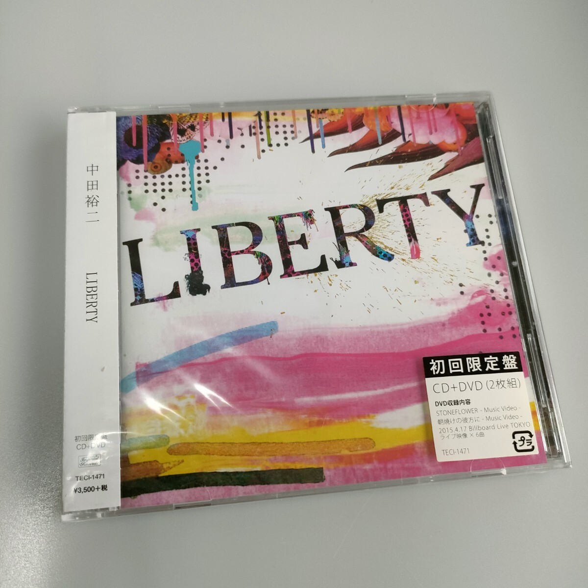 新品未開封 CD + DVD 中田裕二 / LIBERTY (初回限定盤) 即決 送料込み拍卖