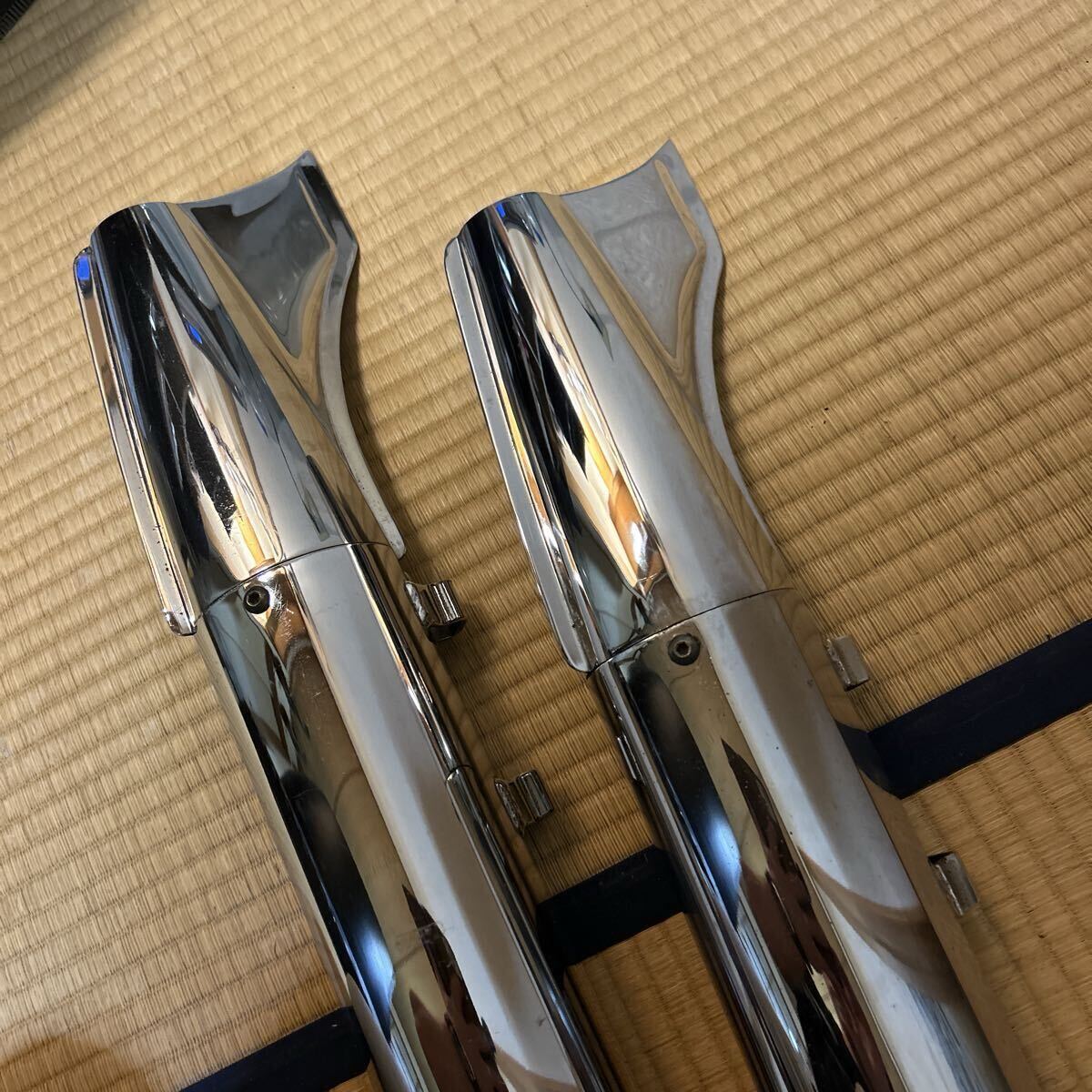 希少!美品!ハーレーダビッドソン スリップオン FLHRロードキング 本物!KER KERマフラー拍卖