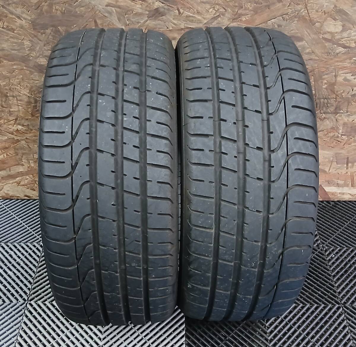 中古品 2本セット バリ溝! 9分山 2023年製 PIRELLI ピレリ P ZERO ピーゼロ 225/40 ZR18 MOベンツ承認拍卖