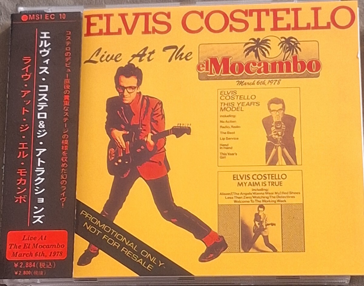 帯付CD(MSl/ MSI EC 10)◆ エルヴィス・コステロ/ Elvis Costello & The Atlaction●1993年(1978) 『Live At The El Mocambo』拍卖