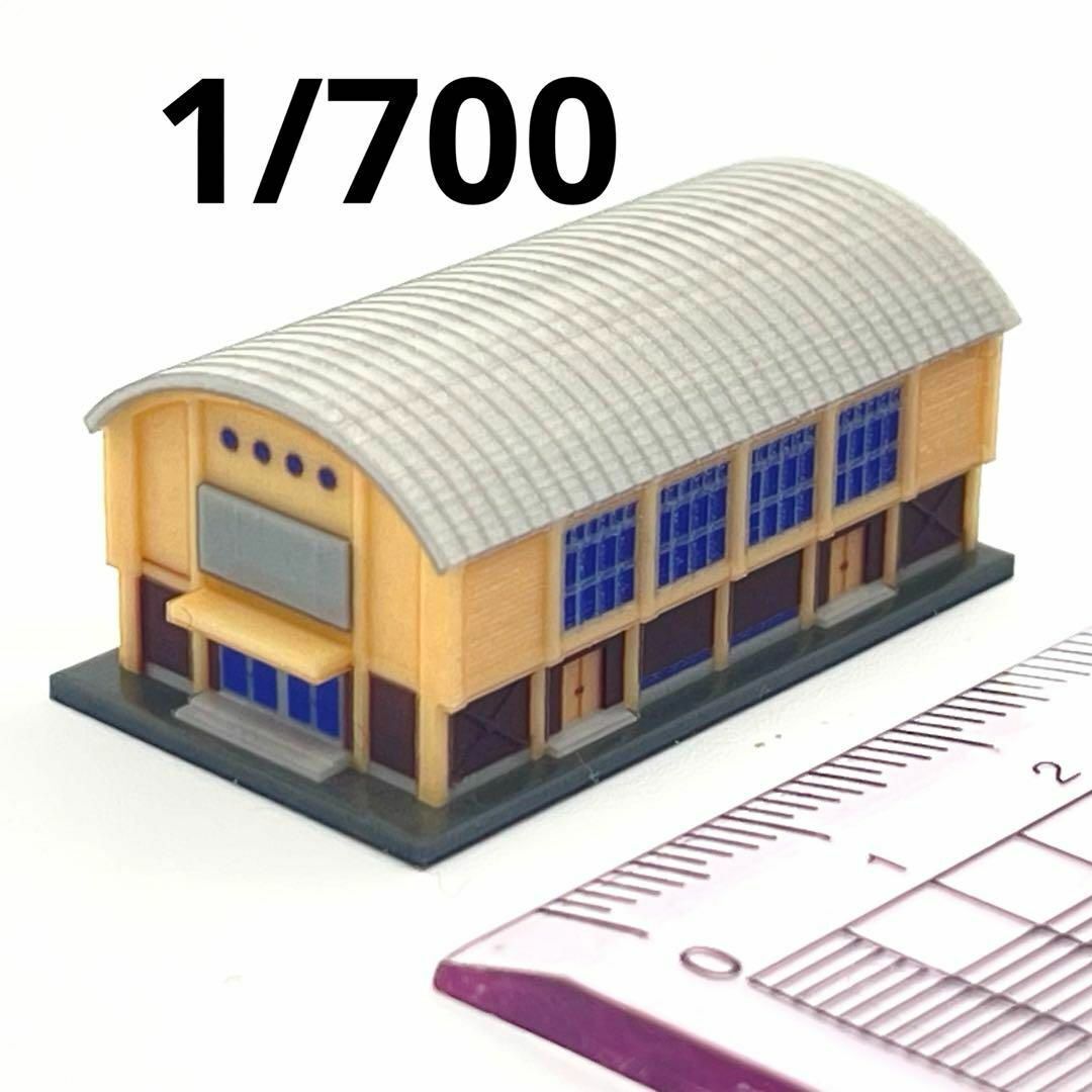 1/700 体育館 ミニチュア フィギュア ジオラマ 1/64より小 住宅模型 Nゲージより大 建物 ストラクチャー 建築模型 拍卖