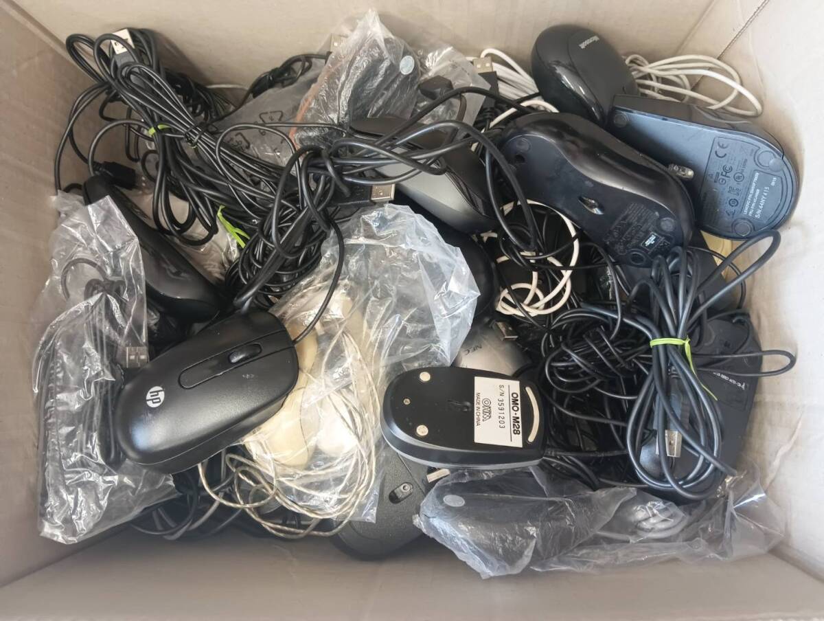 USB・PS/2マウス大量50個セット(ジャンク扱い・中古中心・一部新品)拍卖