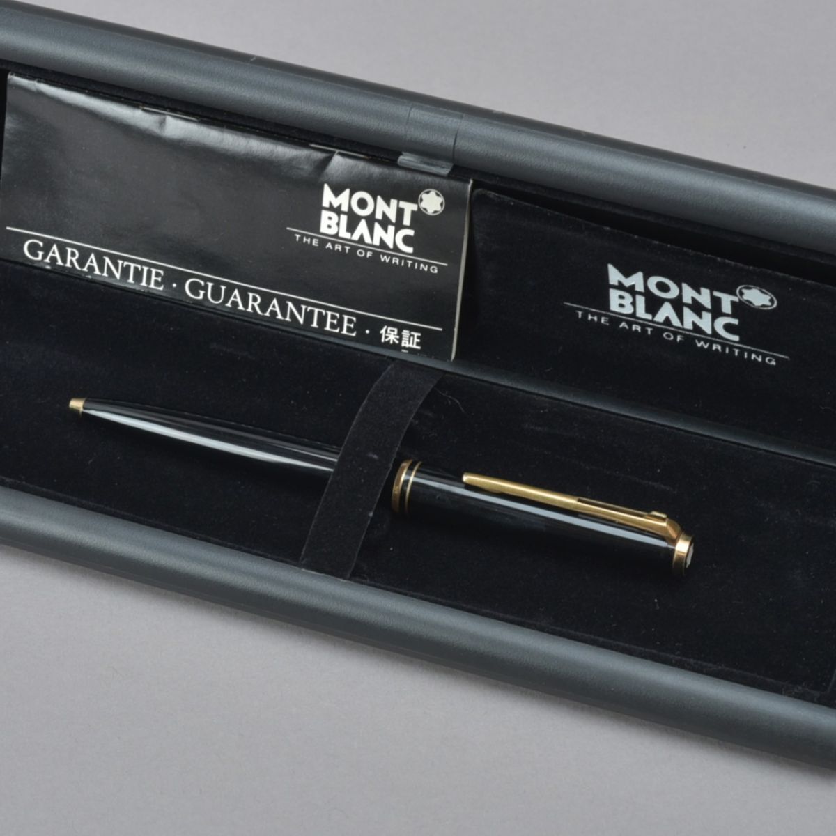 美品 MONTBLANC モンブラン ボールペン ハンマートリガー ブラック ゴールド ケース付き レバー式 文具 文房具 #60※1009-22/TLk.b拍卖