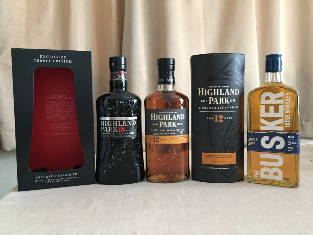 【送料無料】【未開栓】【2本セット】【おまけ付き】ハイランドパーク 18年トラベルエディション 46% & 旧ボトル12年(古酒) 43% 750ml拍卖