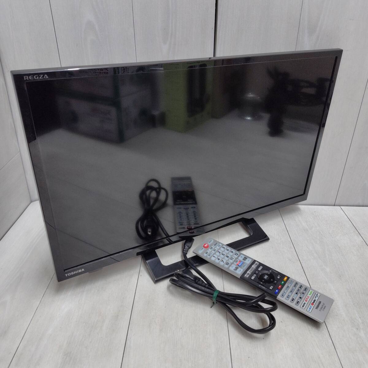 【 送料無料 】 TOSHIBA REGZA ◆ 24V型 ハイビジョン 液晶テレビ 24V34 レグザ V34シリーズ 2020年製 東芝 リモコン付 BS CS ネット動画拍卖
