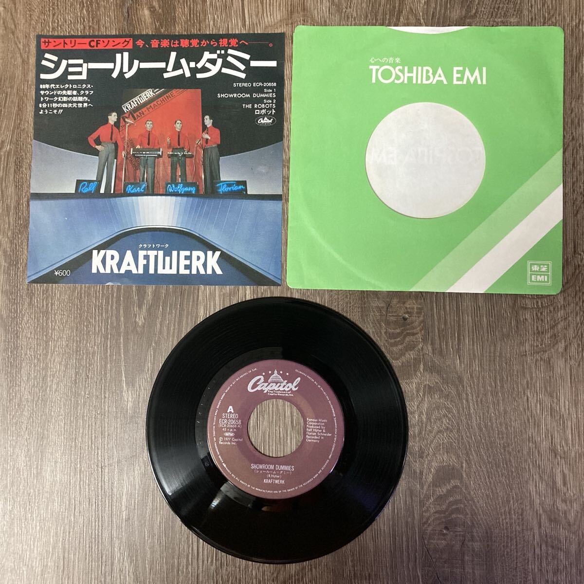 ◎送料無料 クラフトワーク ショールーム ダミー EP レコード 国内盤 ECR-20658 動作未確認 現状品 KRAFTWERK SHOWROOM DUMMIES 拍卖