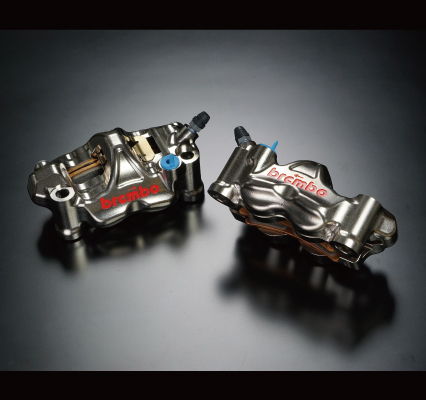 ★10%OFF(業販価格はお問合せ下さい)★新品ブレンボGP4-RX ラジアルCNCキャリパー108mmニッケル左右セット 220-B010-10拍卖