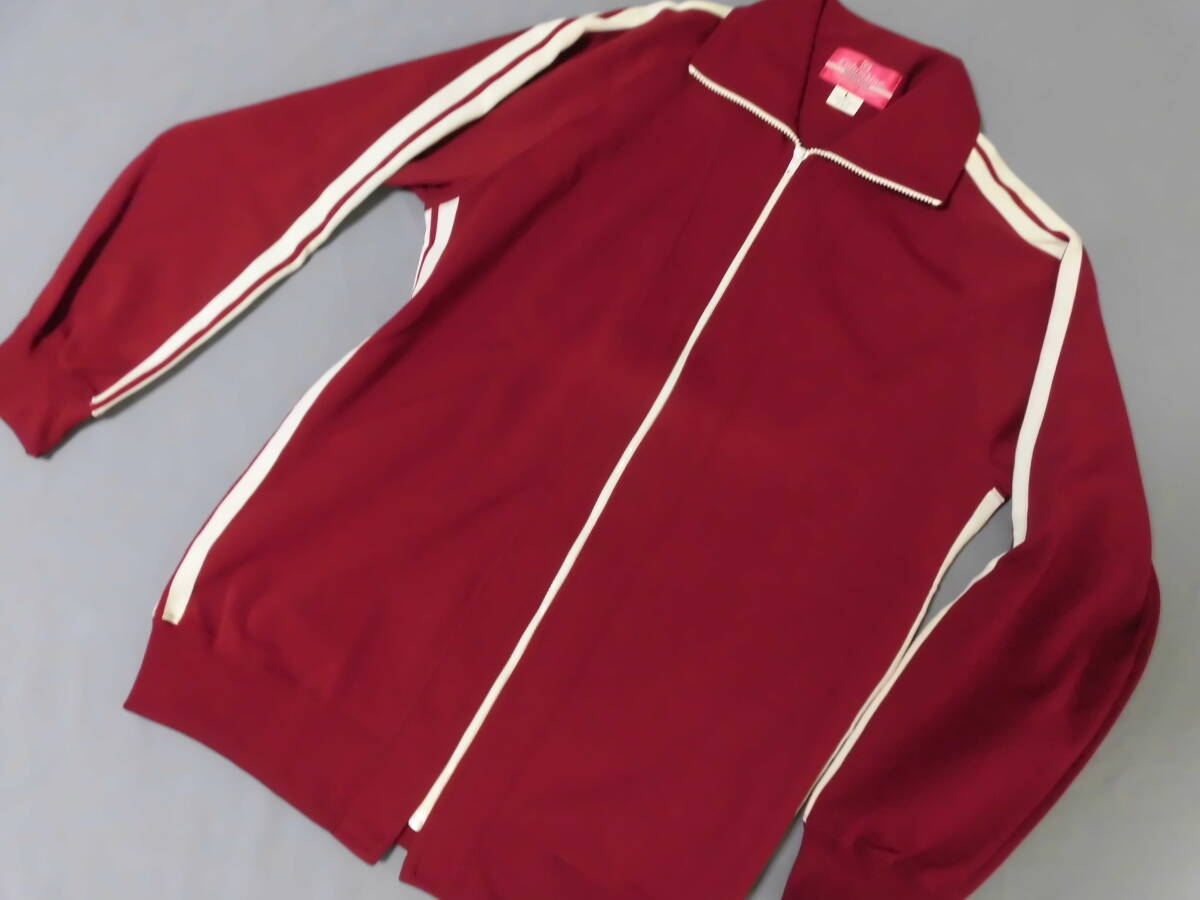 レトロ コロンバイン 中学 旧指定 ジャージ Lサイズ 体操着 体操服 エンジ スクール スポーツ 未使用 長期保管品5402拍卖