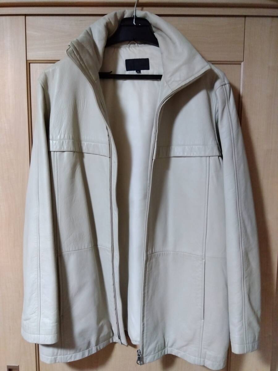 1円スタート 羊革 ラムレザージャケット ジャンパー コート メンズファッション拍卖