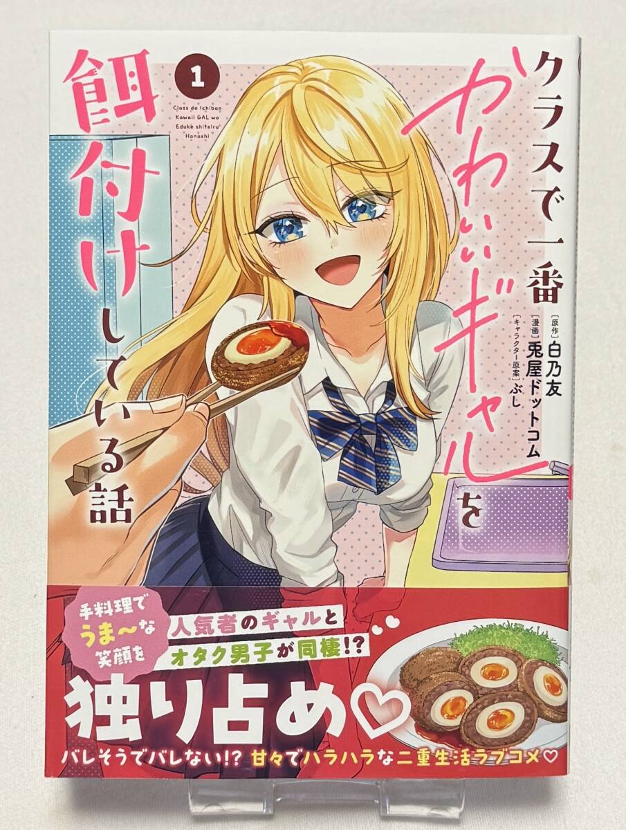 【クラスで一番かわいいギャルを餌付けしている話】コミック1巻(白乃友 (著), 兎屋ドットコム (著), ぶし (著))拍卖