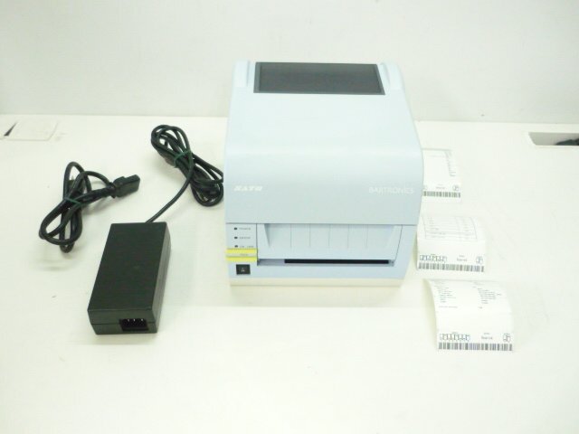 ★☆SATO/サトー★バーコードラベルプリンター★CH408T CUT★USB・LAN★カッター付★印字良好★日焼け★現状渡し★a2566拍卖