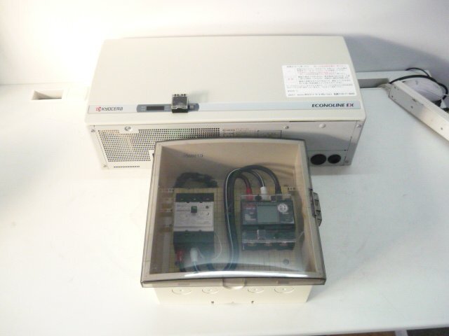 【ジャンク品】★京セラ★ソーラー発電システム★パワーコンディショナ+ブレイカー★エコノラインEX★PVN-551B★5.5kW★a2701拍卖