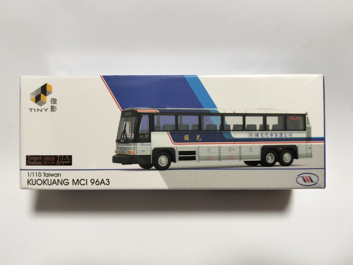 第2版 TINY 微影 台湾 高速バス ミニカー 模型 タイニー 海外 國光客運 国光客運 MCI 96A3 台北〜桃園空港 1/110拍卖