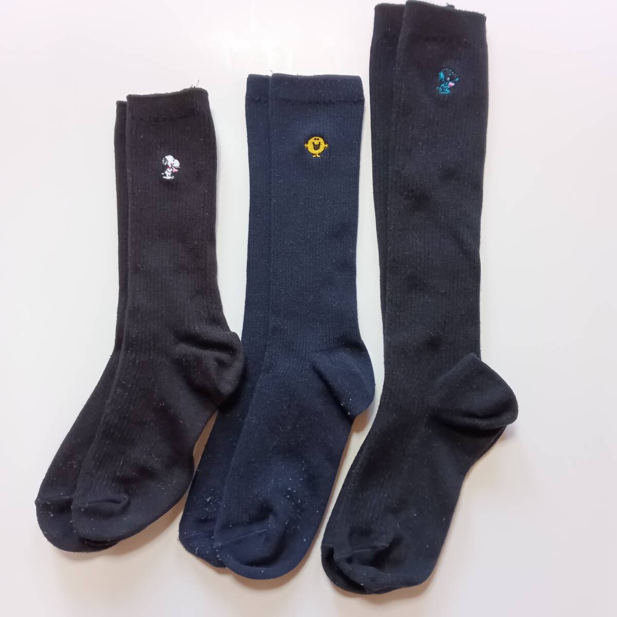 ワンポイント スクールハイソックス 3足セット拍卖